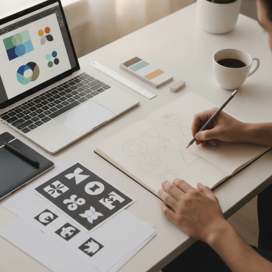 AI Generated Logo Design Concept